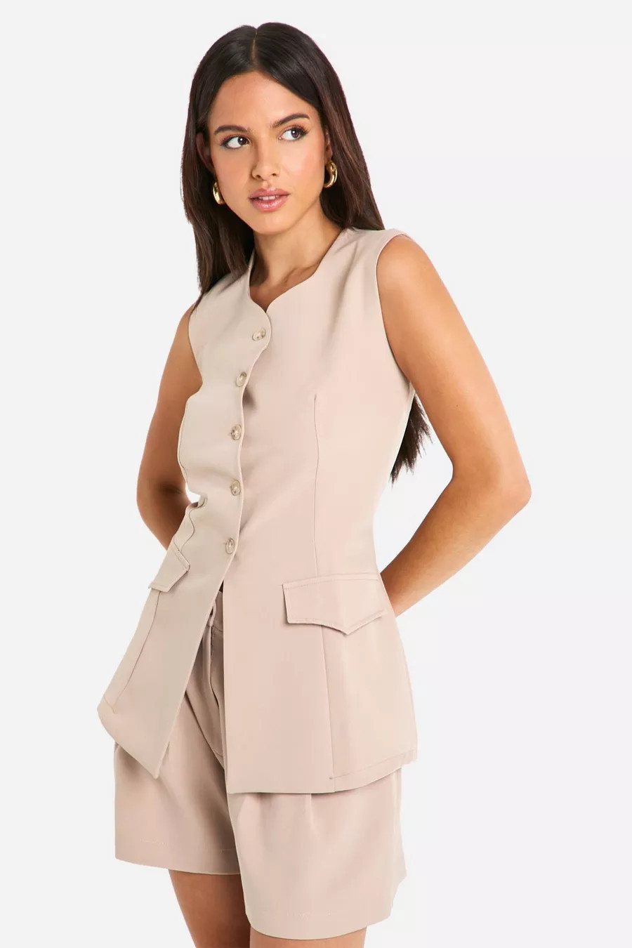 Longline Vest | boohoo (US & Canada)