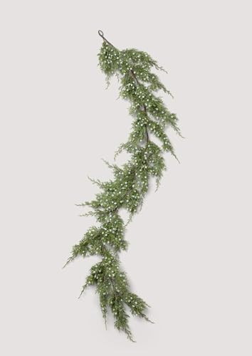 SALE - Deluxe Artificial Oregon Juniper Berry Garland - 48" | Amazon (US)