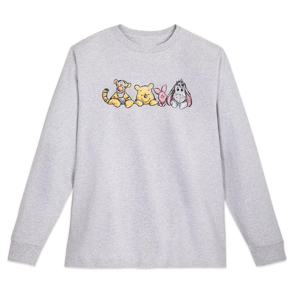 Winnie the Pooh and Pals Long Sleeve Striped T-Shirt for Men | Disney Store