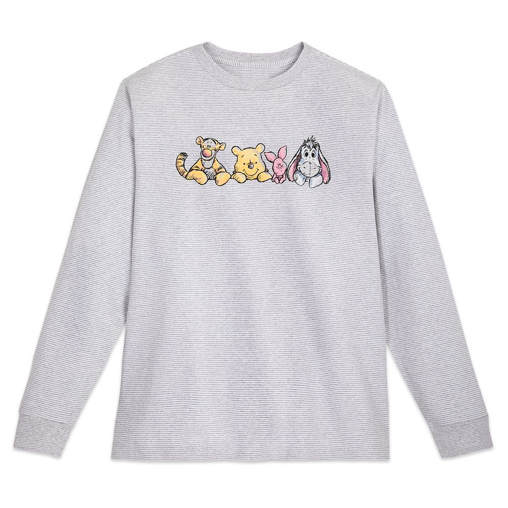 Winnie the Pooh and Pals Long Sleeve Striped T-Shirt for Men | shopDisney