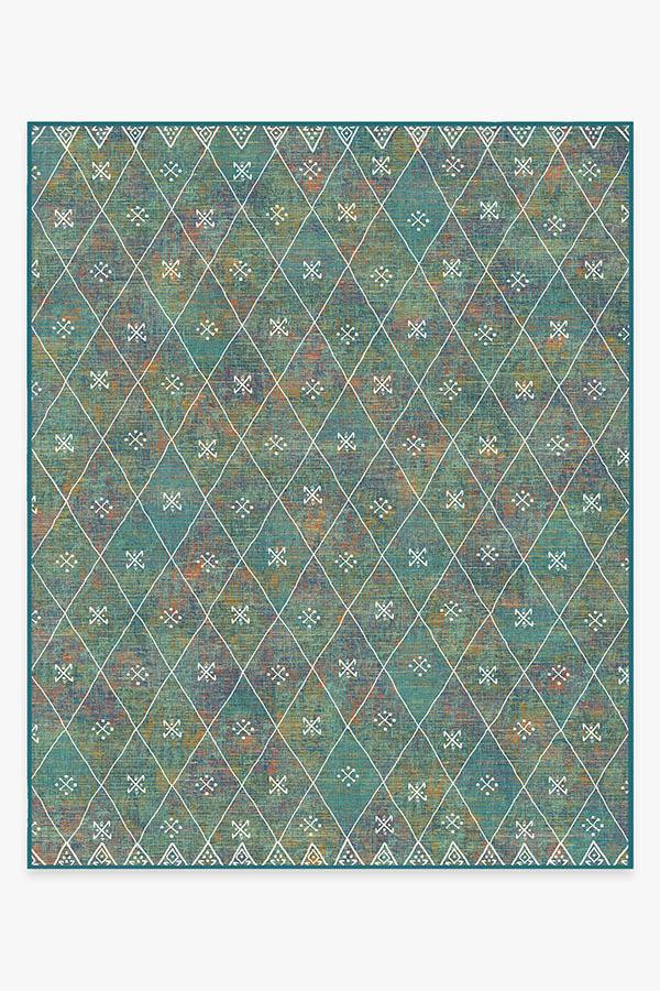 Kavi Diamond Polychrome Rug | Ruggable