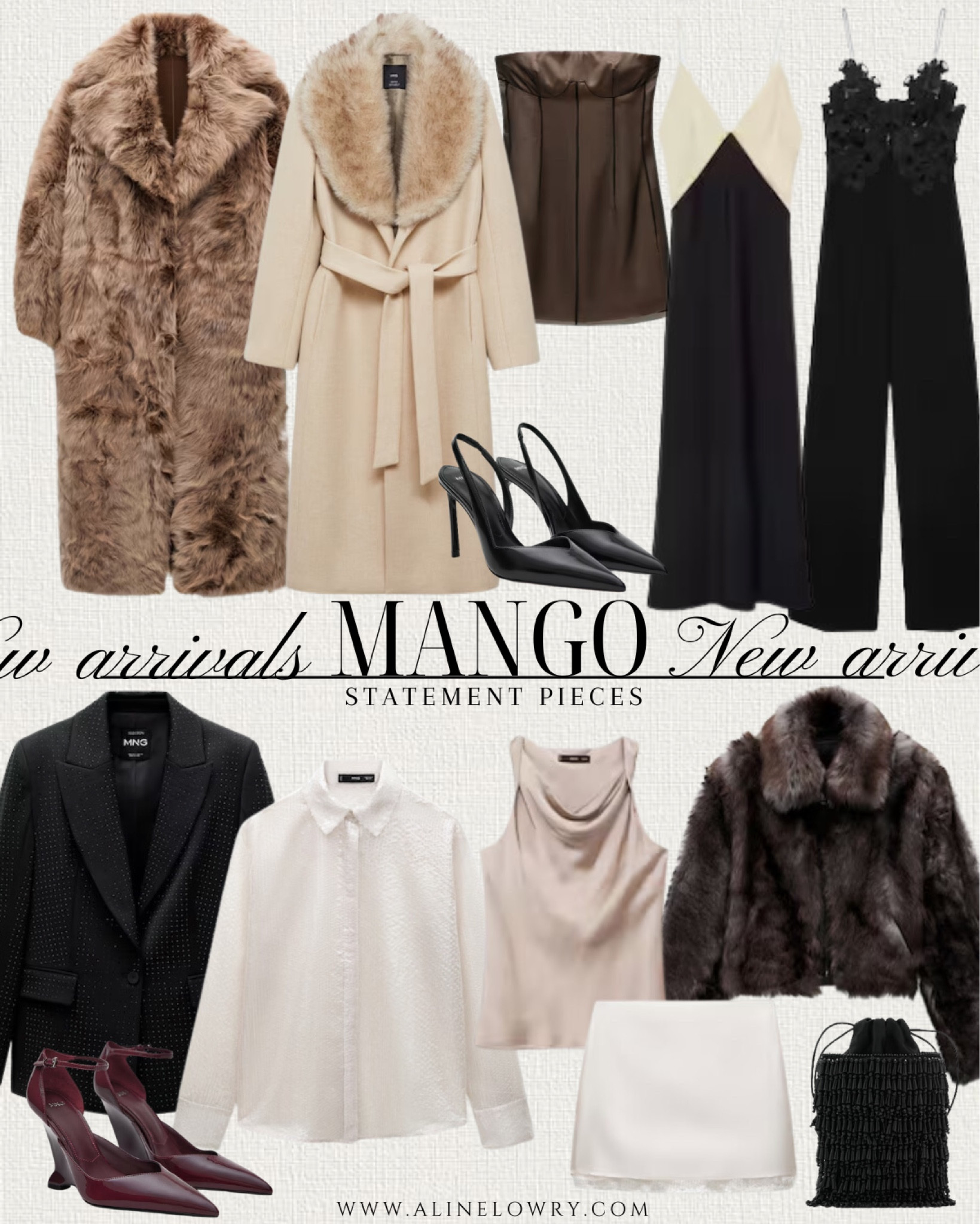Mango new arrivals - statement pieces. Winter outfits, holiday outfits, winter fashion. 

#LTKSeasonal #LTKParties #LTKStyleTip