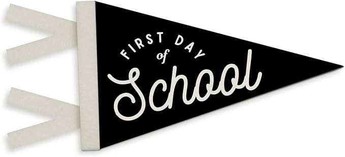First Day of School Pennant Flag Banner, Back to School Sign | Back to School Photo Prop for Kids... | Amazon (US)
