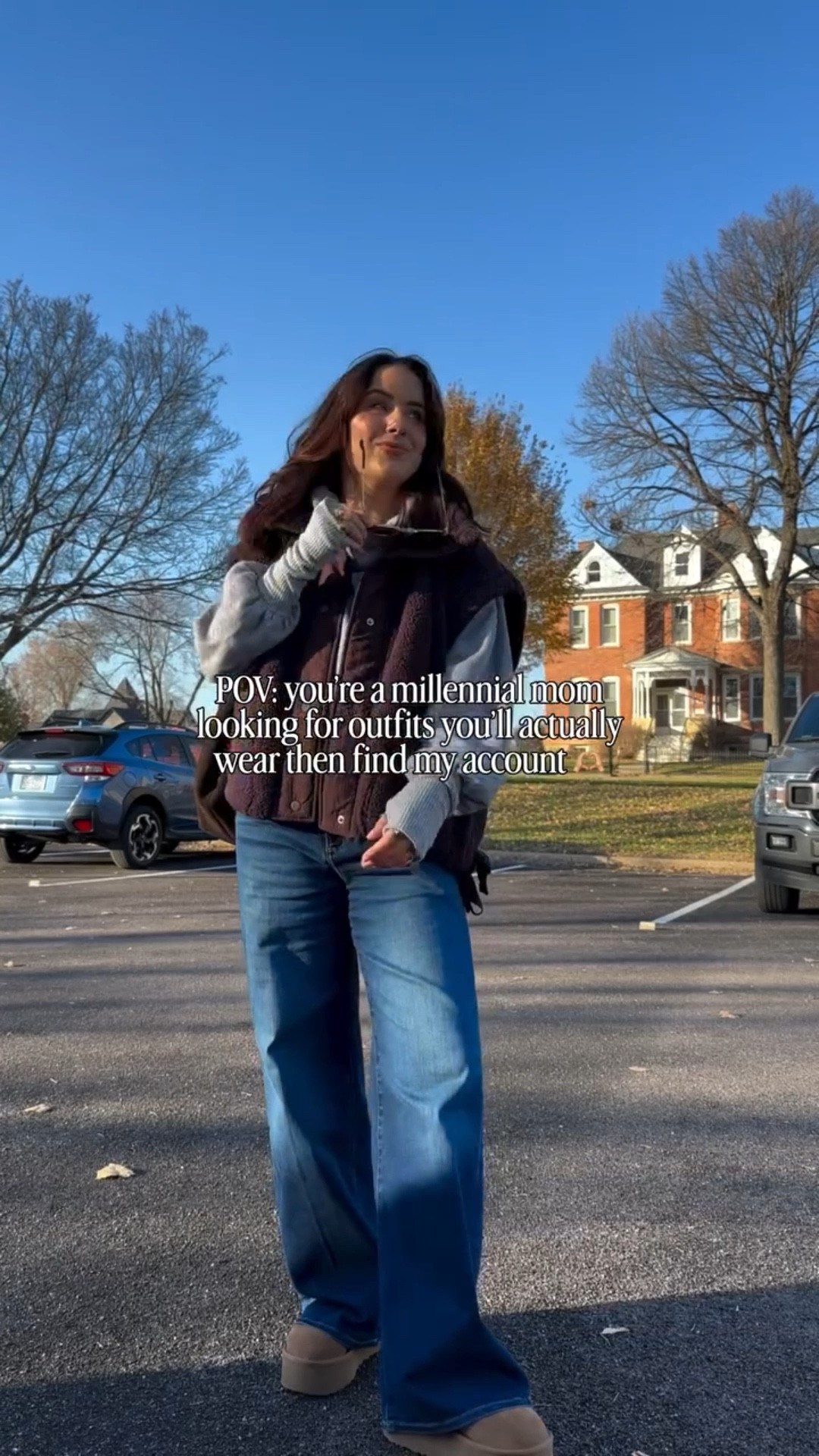 PS my top & vest on sale TODAY ONLY 👏🏼☕️🍂 top looks like a sweater but feels like a sweatshirt 🤌🏼

follow @_lomeyer_ for petite + mom outfit inspo! everything linked in my bio + @shop.ltk

Free people fall fashion, fall outfit idea, fall fashion 2025, fall fashion trends, mom style inspiration for 30s, over 30 mom style, fall outfits with jeans, mom style, over 30 fashion, winter outfit inspo, winter fashion, realistic outfits 

#LTKSeasonal #LTKootd #LTKPetite