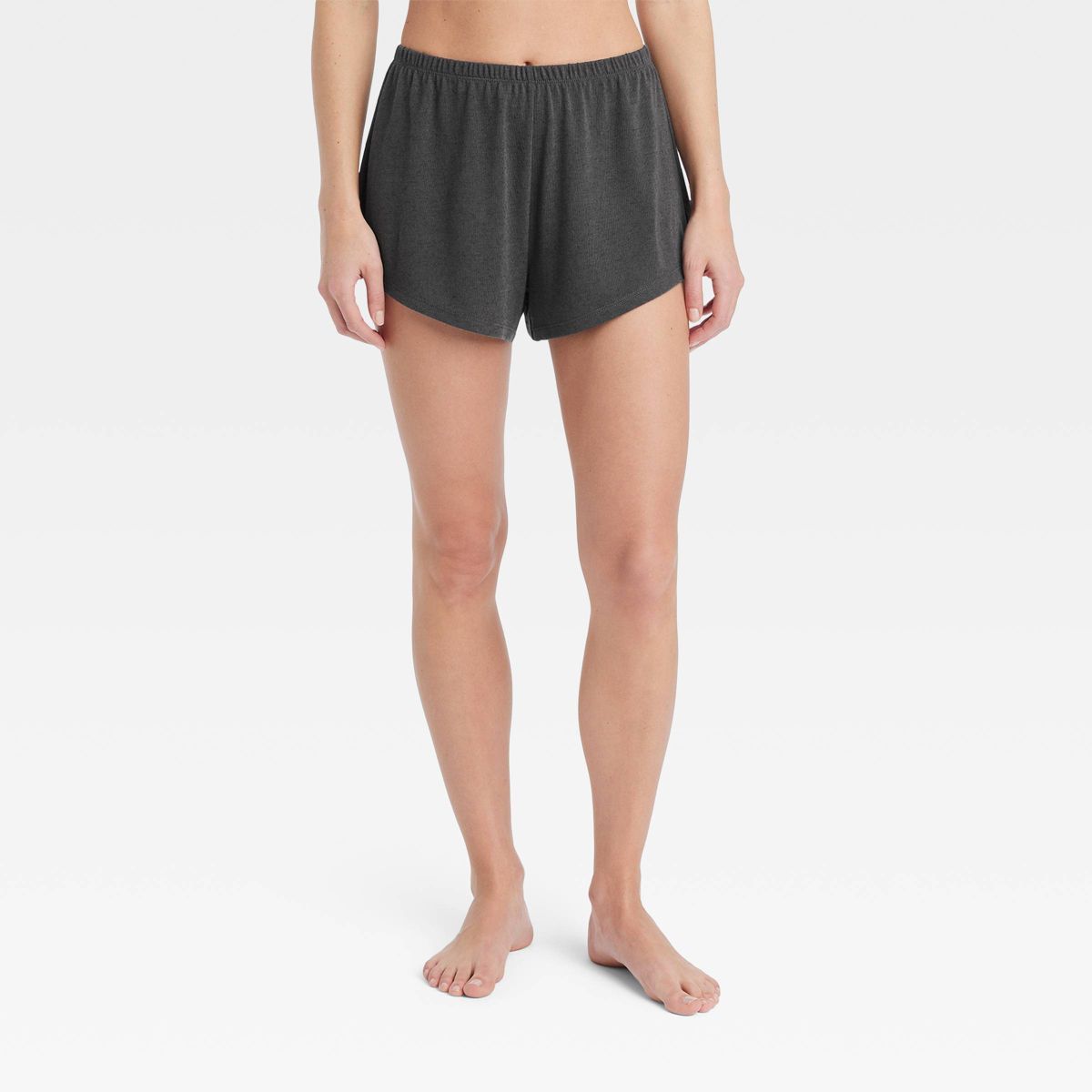 Women's Slub Knit Shorts - Stars Above™ Gray S | Target