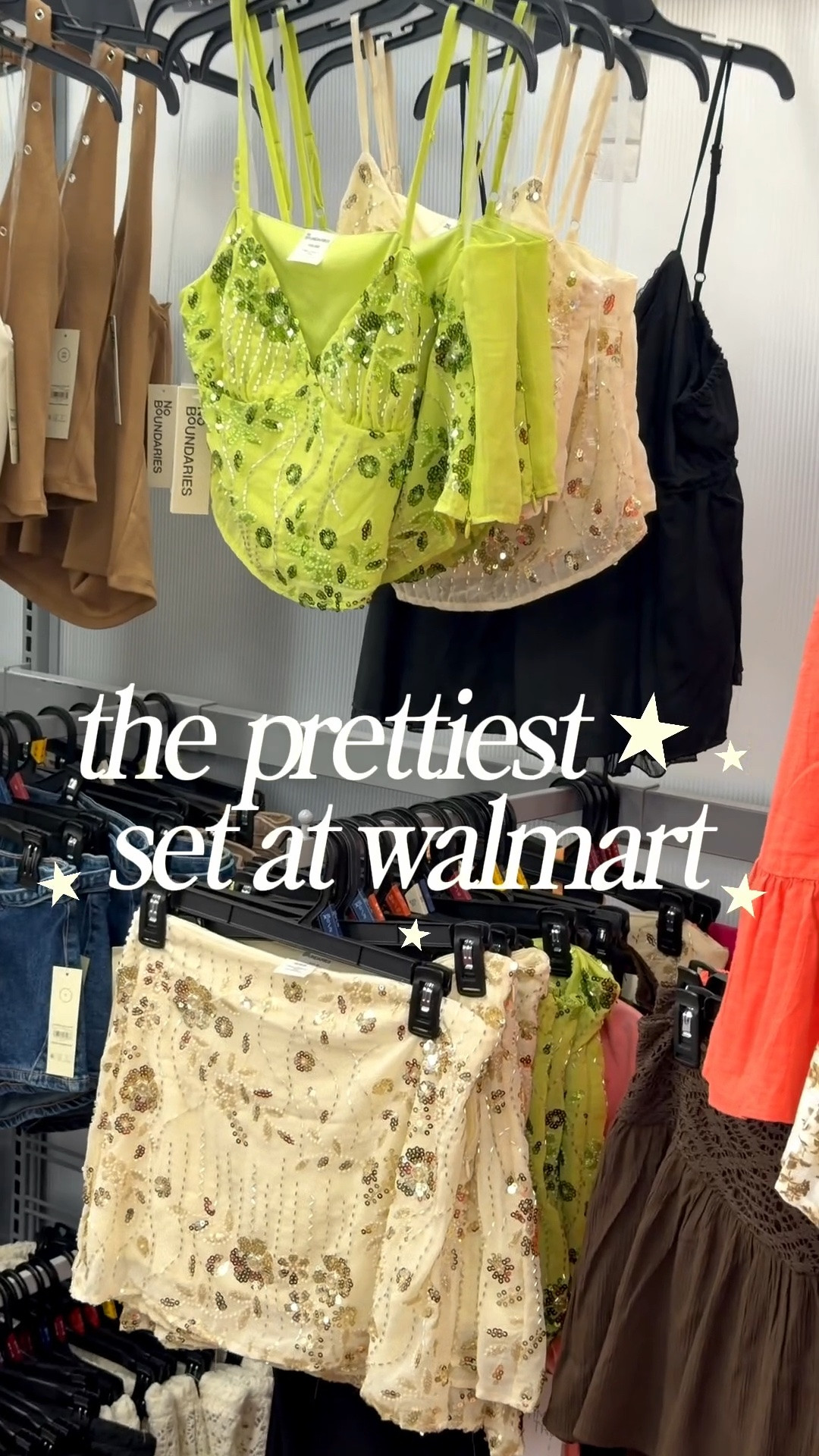 WALMART | sequin matching set