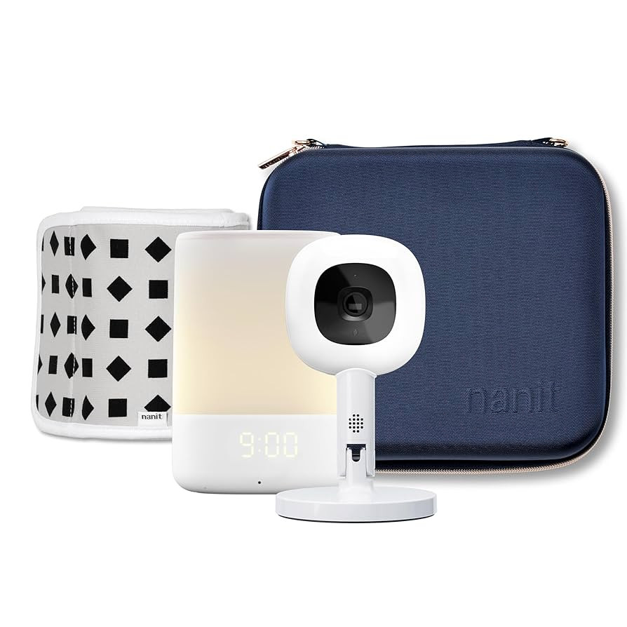 Nanit Travel Light Bundle Pro Camera with Portable Flex Stand, Sound + Light Audio Monitor & Baby... | Amazon (US)