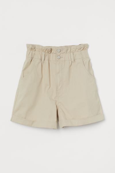 Cotton Paper-bag Shorts
							
							$12.99 | H&M (US + CA)