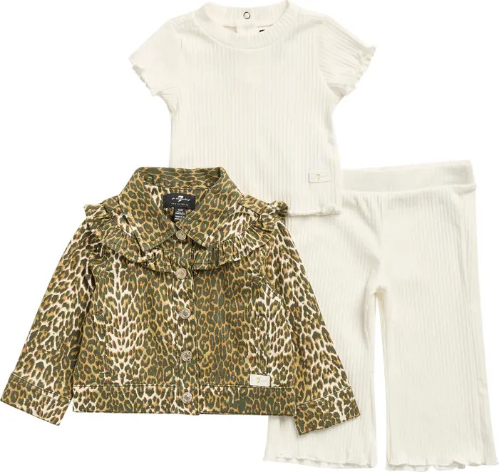 7 For All Mankind Three-Piece Rib Knit Set with Jacket | Nordstromrack | Nordstrom Rack