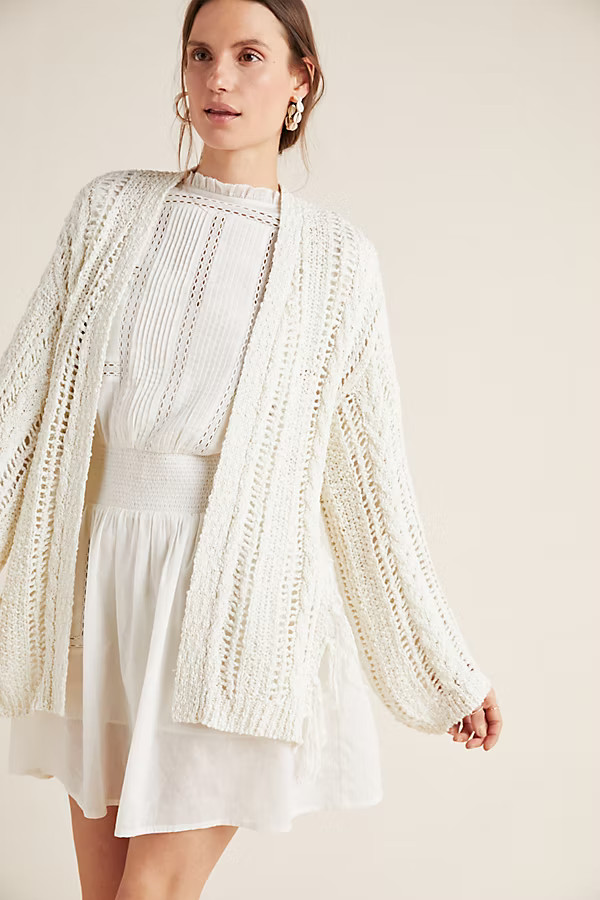 Etiennette Fringed Cardigan | Anthropologie (US)