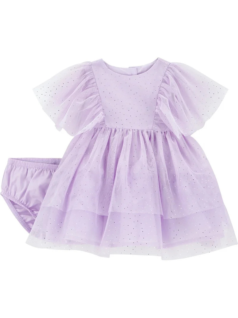 Carter's Child of Mine Baby Girl Dress, 2-Piece, Sizes 0/3-24 Months | Walmart (US)