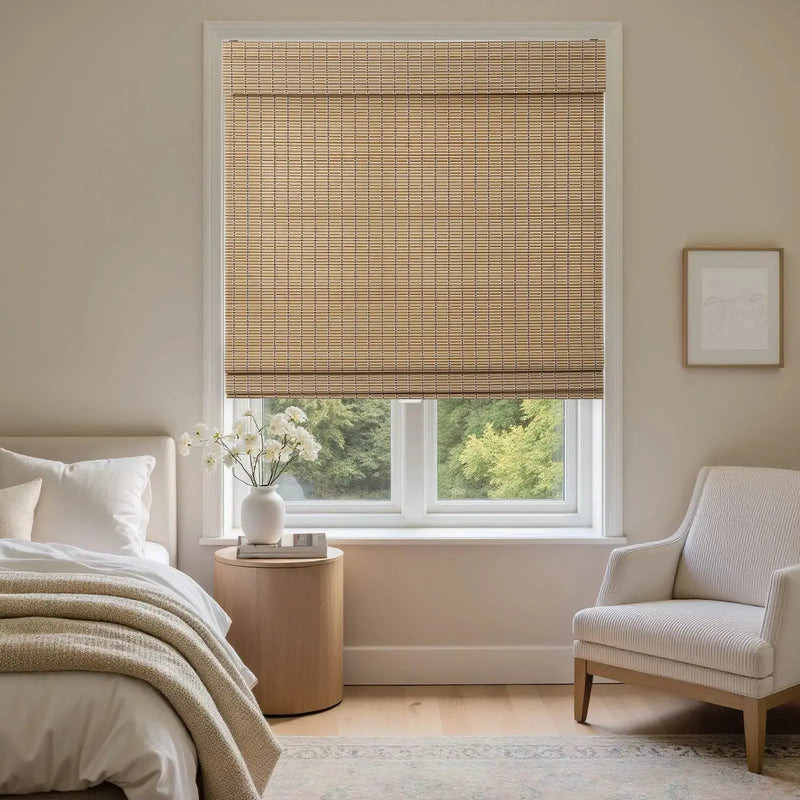 Sybil Bamboo Roman Shade Cordless | TWOPAGES