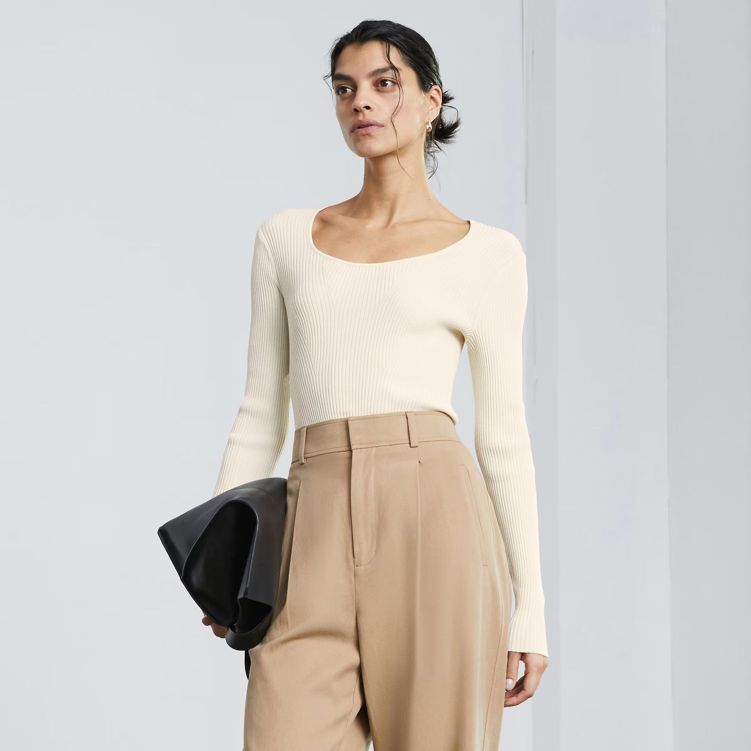 The Ribbed Scoop-Neck Sweater | Everlane