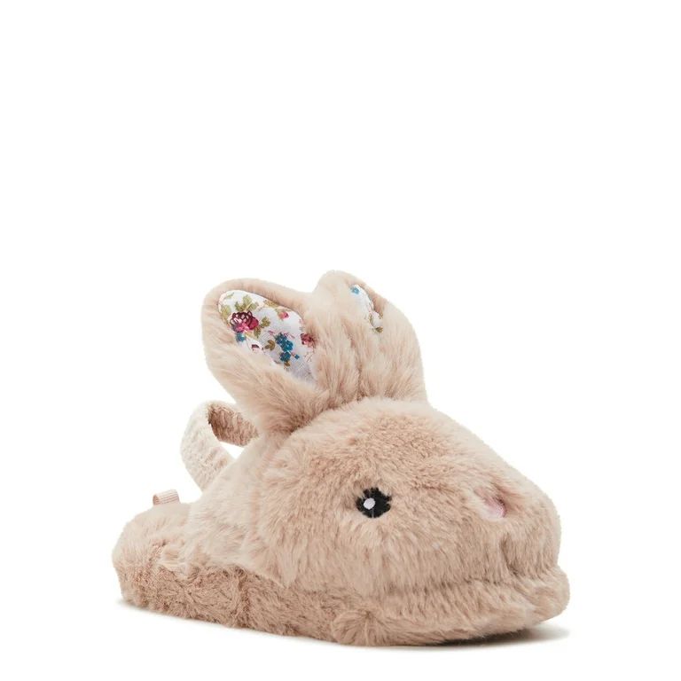 Wonder Nation Toddler Girls Bunny Aline Slipper | Walmart (US)