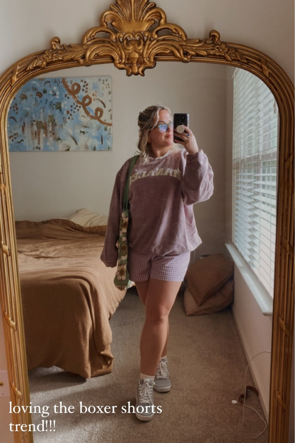 I love how cute these boxer shorts look with a casual summer outfit! they’re great for just lounging about in the house as well. pair them with an oversized graphic tee or crew neck and some cute sneakers and you’re golden! 🫶🏼

#LTKmidsize #LTKstyletip #LTKSeasonal