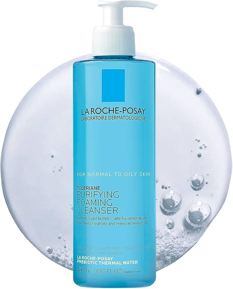 La Roche-Posay Toleriane Purifying Foaming Facial Cleanser, Oil Free Face Wash for Oily Skin and ... | Amazon (US)