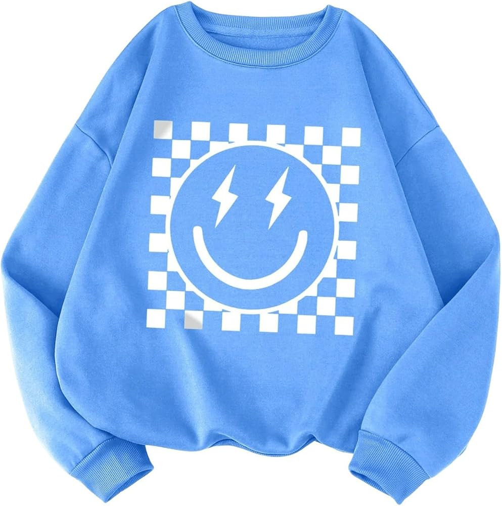 SOLY HUX Women's Plus Size Crewneck Sweatshirt Cute Graphic Sweatshirts Casual Loose Long Sleeve ... | Amazon (US)