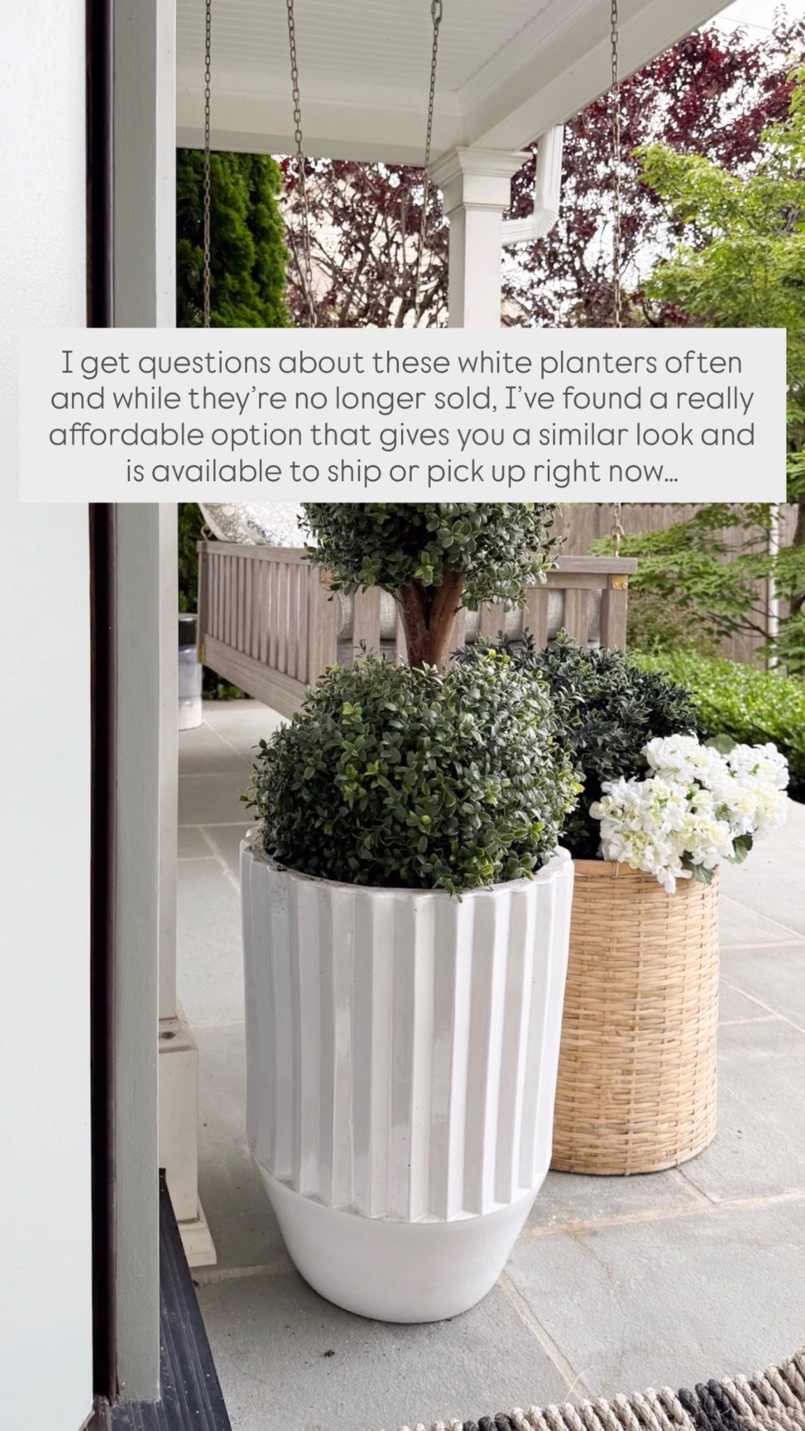 If you’ve been looking for a tall planter similar to what we have on our front porch, these planters from @lowes are available and only $40-$50 depending on the size that you choose!



#LTKSeasonal #LTKHome #LTKSaleAlert