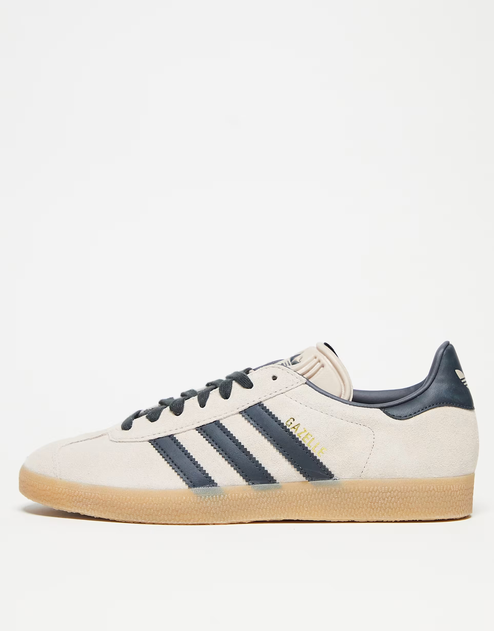 adidas Originals Gazelle trainers in taupe and indigo | ASOS (Global)