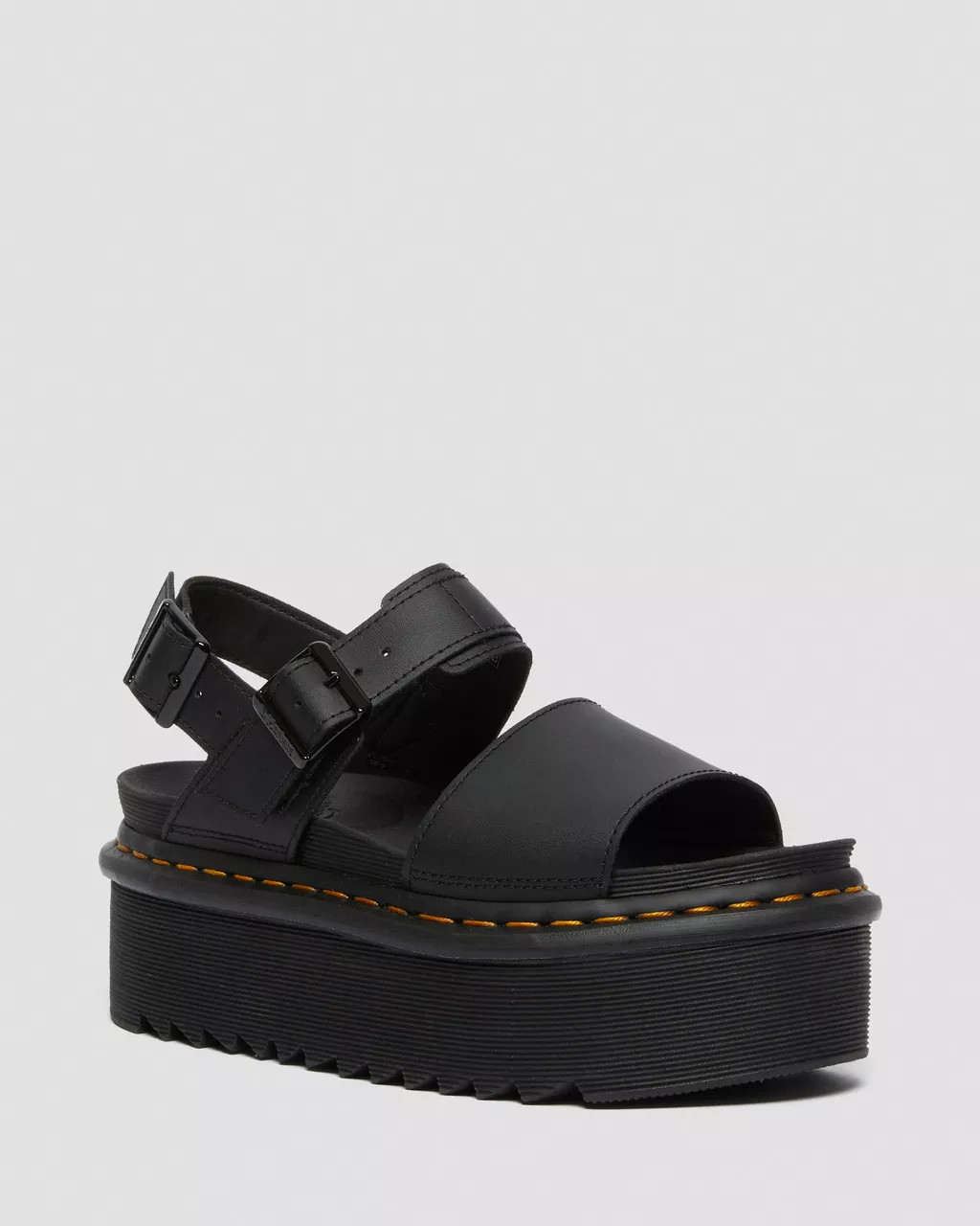 Voss Women's Leather Strap Platform Sandals | Dr. Martens | Dr. Martens