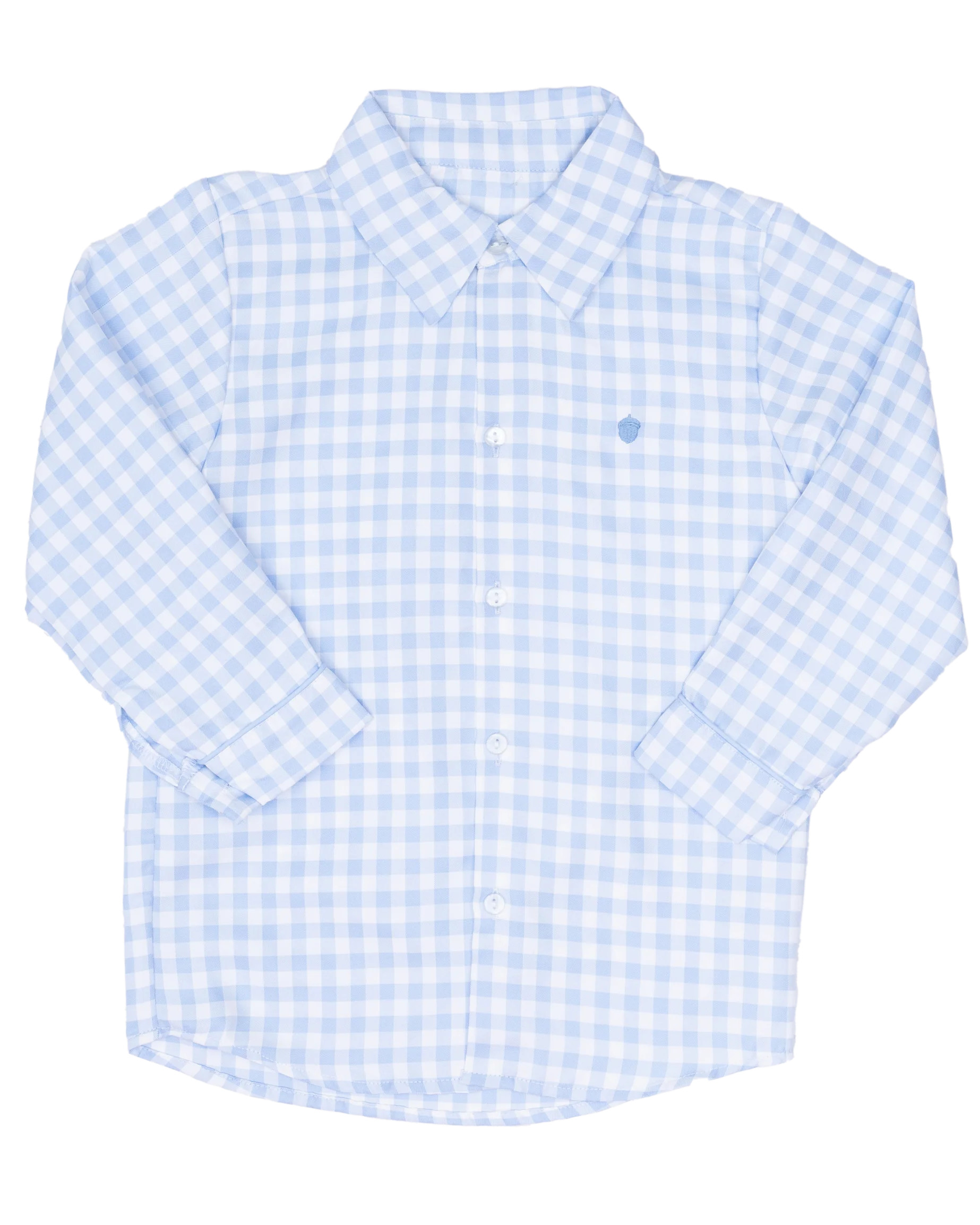 William Blue Windowpane Oxford | The Oaks Apparel Company