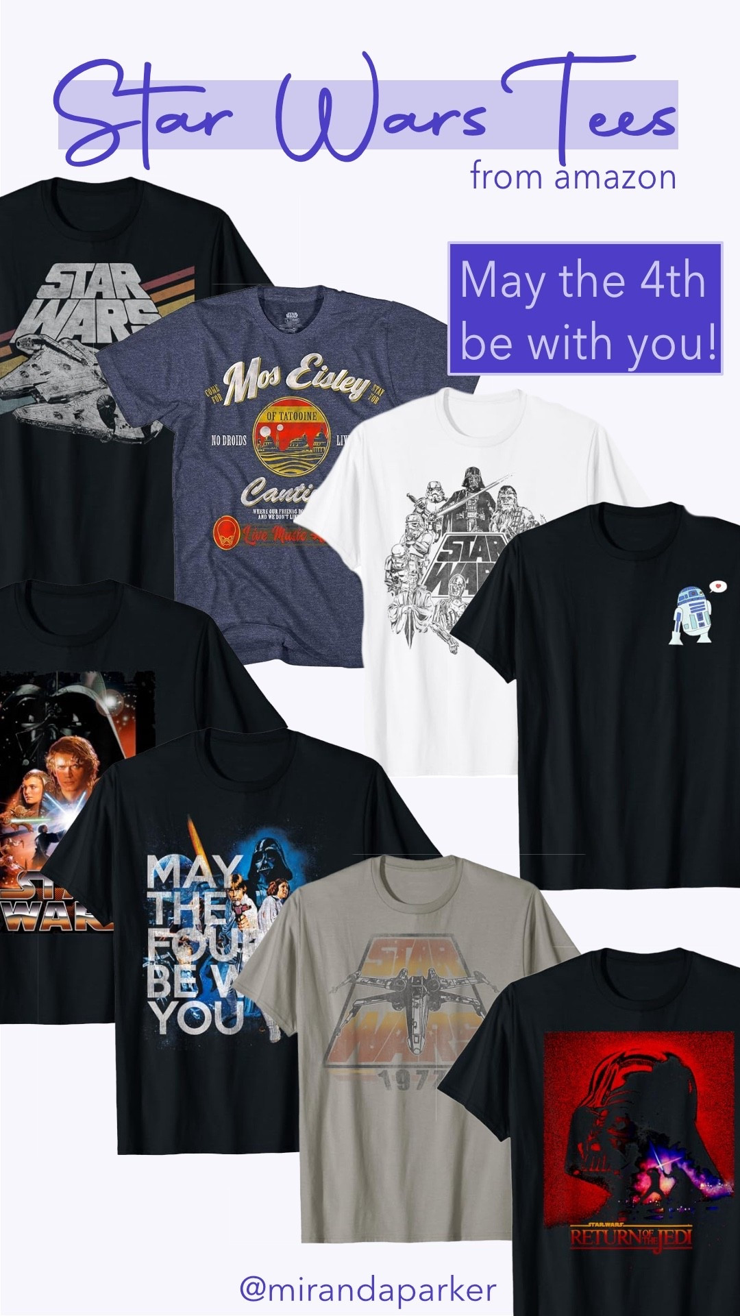 Star Wars tees for Star Wars day!