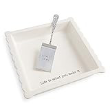 Amazon.com: Mud Pie Brownie Baker Set, 3.35H X 13.4L X 13.1W, White: Home & Kitchen | Amazon (US)