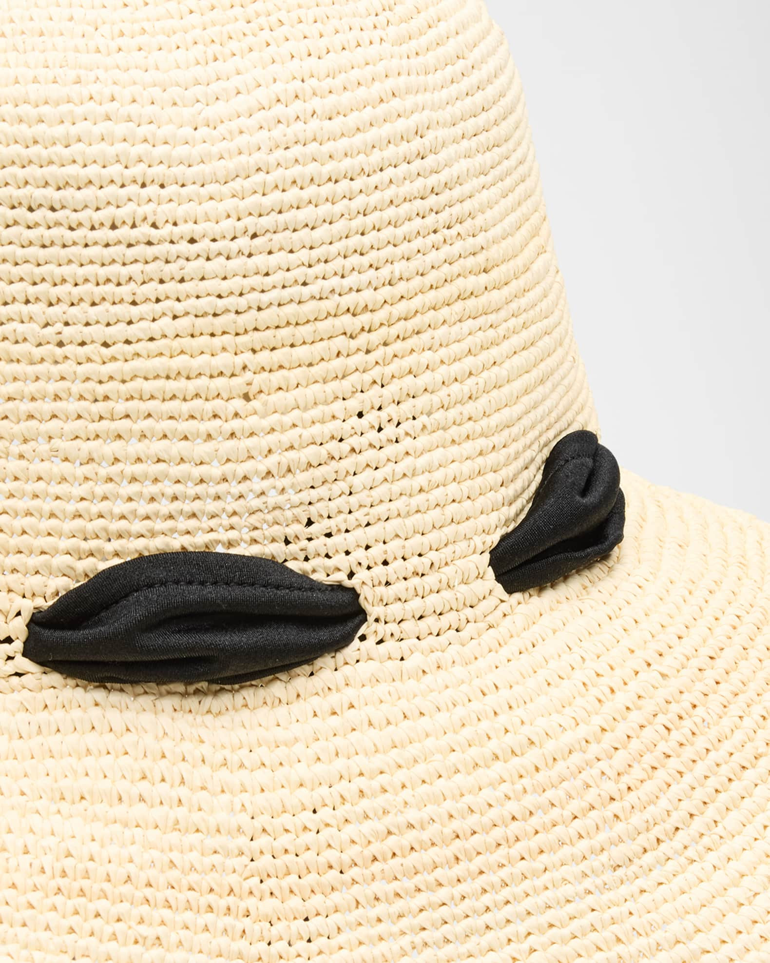 June Packable Straw Sun Hat | Neiman Marcus
