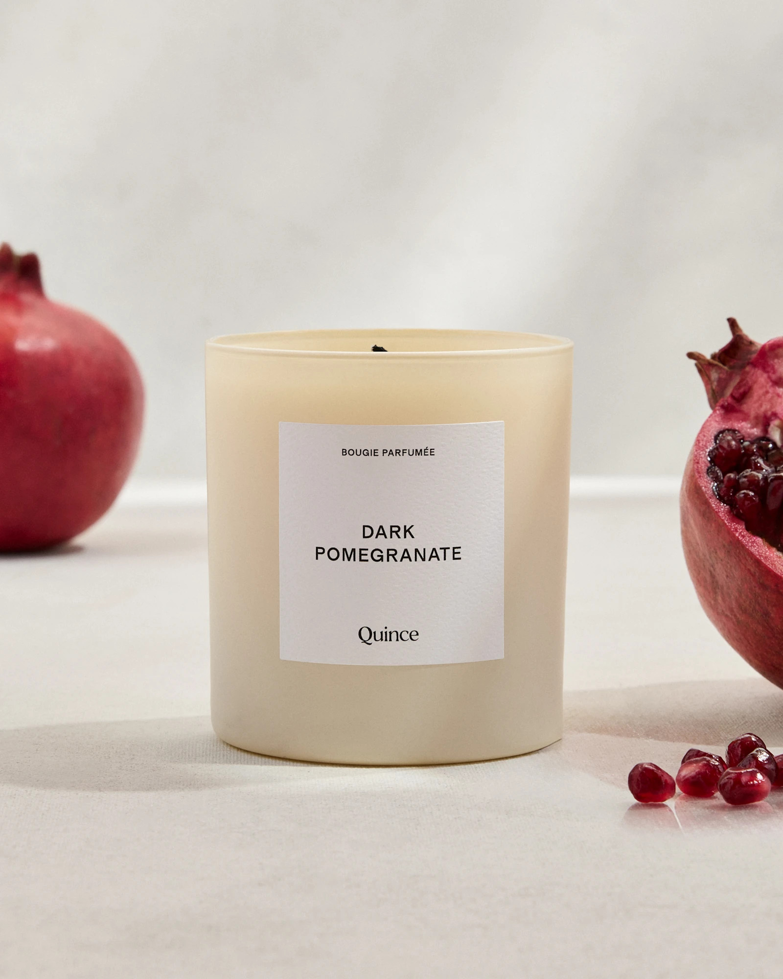 Quince | Dark Pomegranate Candle, Plant-Based Wax