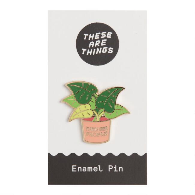 Plants Over People Enamel Pin | World Market