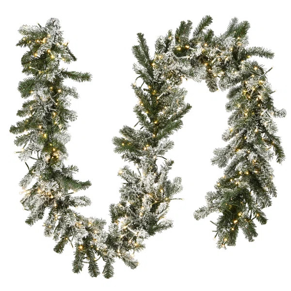 Popovich 108'' in. Lighted Faux Garland | Wayfair North America
