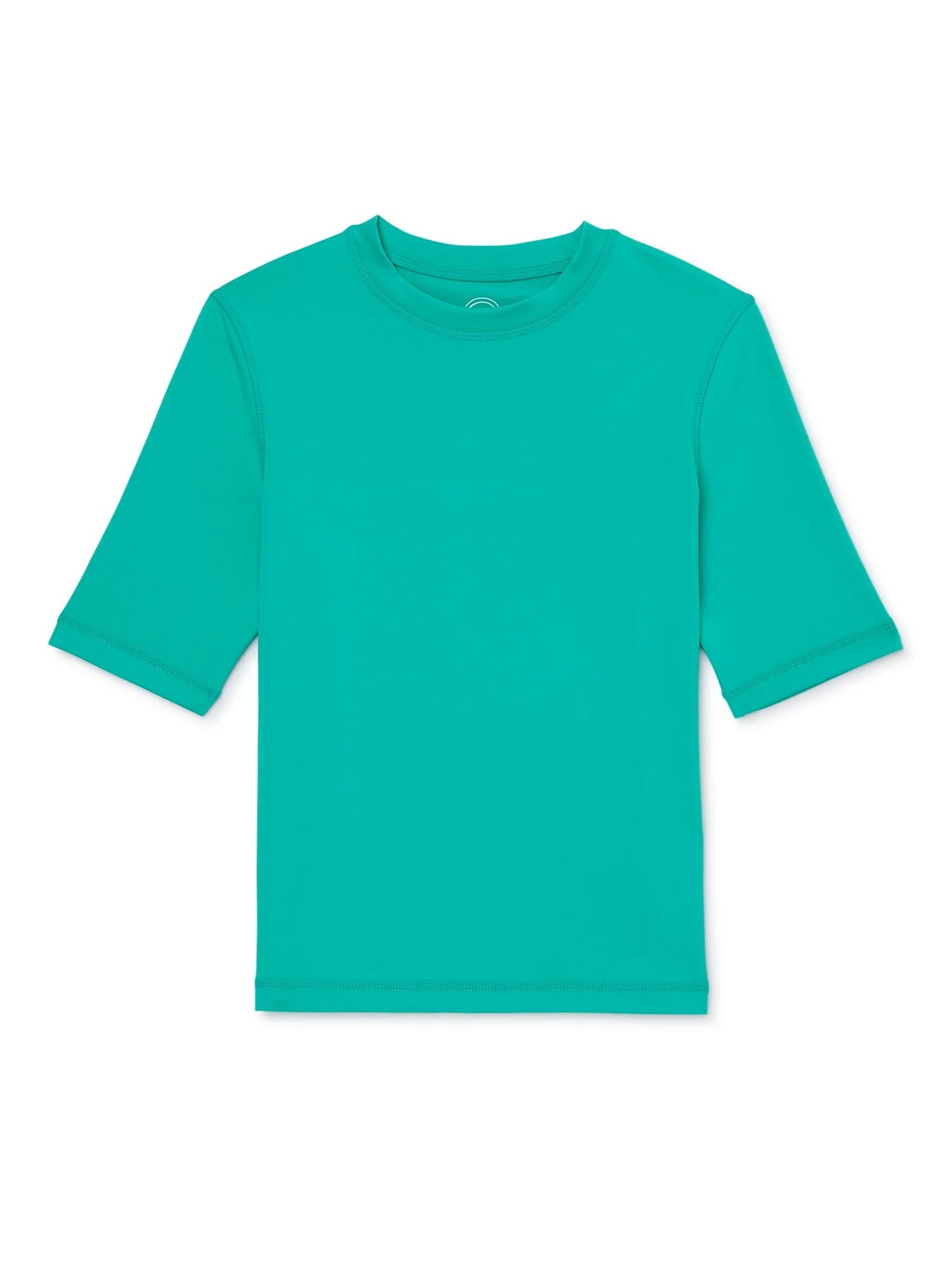 Wonder Nation Boys Short Sleeve Rashguard Shirt with UPF 50+, Sizes 4-18 & Husky | Walmart (US)
