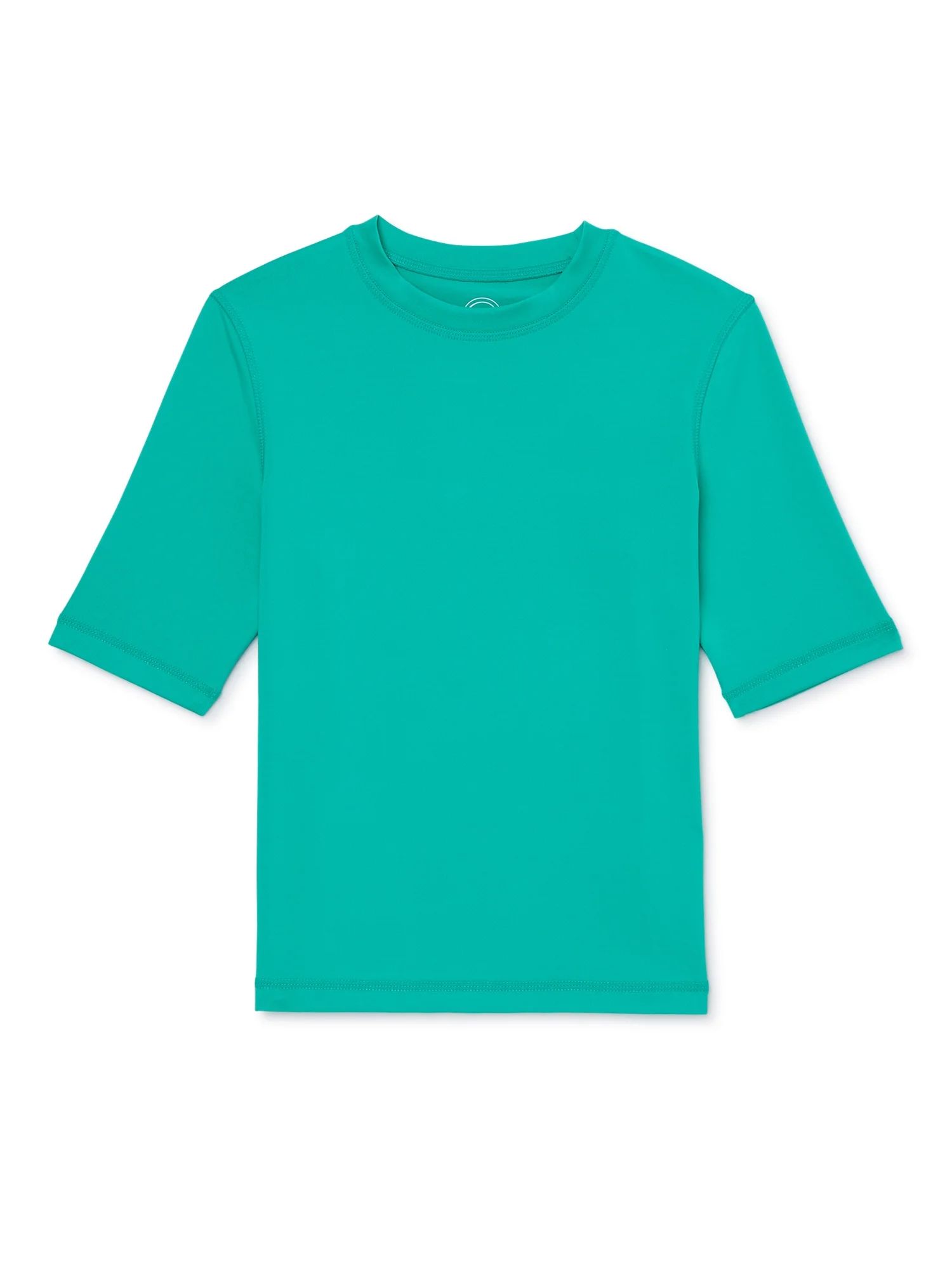 Wonder Nation Boys Short Sleeve Rashguard Shirt with UPF 50+, Sizes 4-18 & Husky - Walmart.com | Walmart (US)