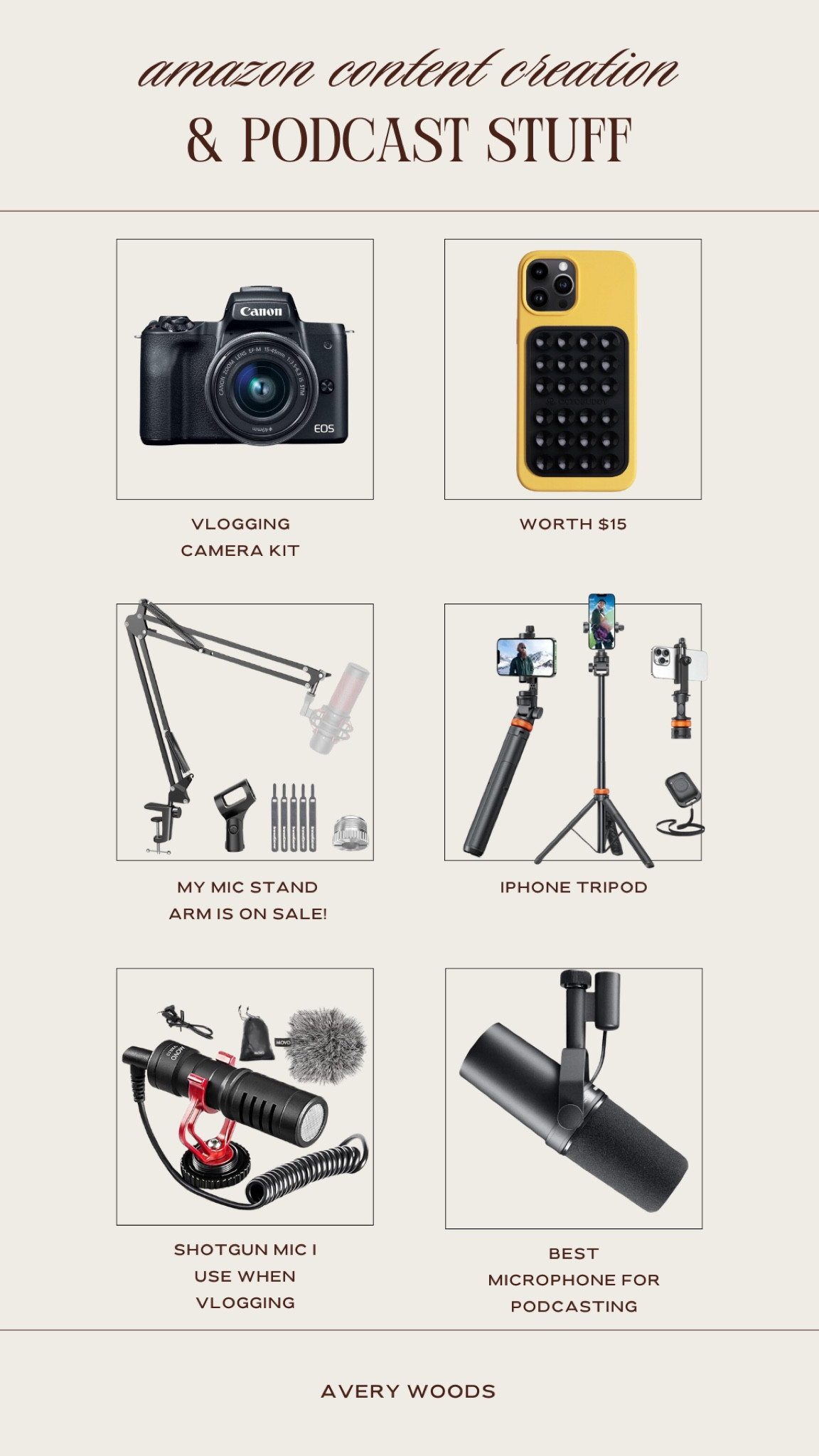 Amazon content creation and podcast stuff 🎤📷

#LTKFindsUnder100 #LTKFindsUnder50