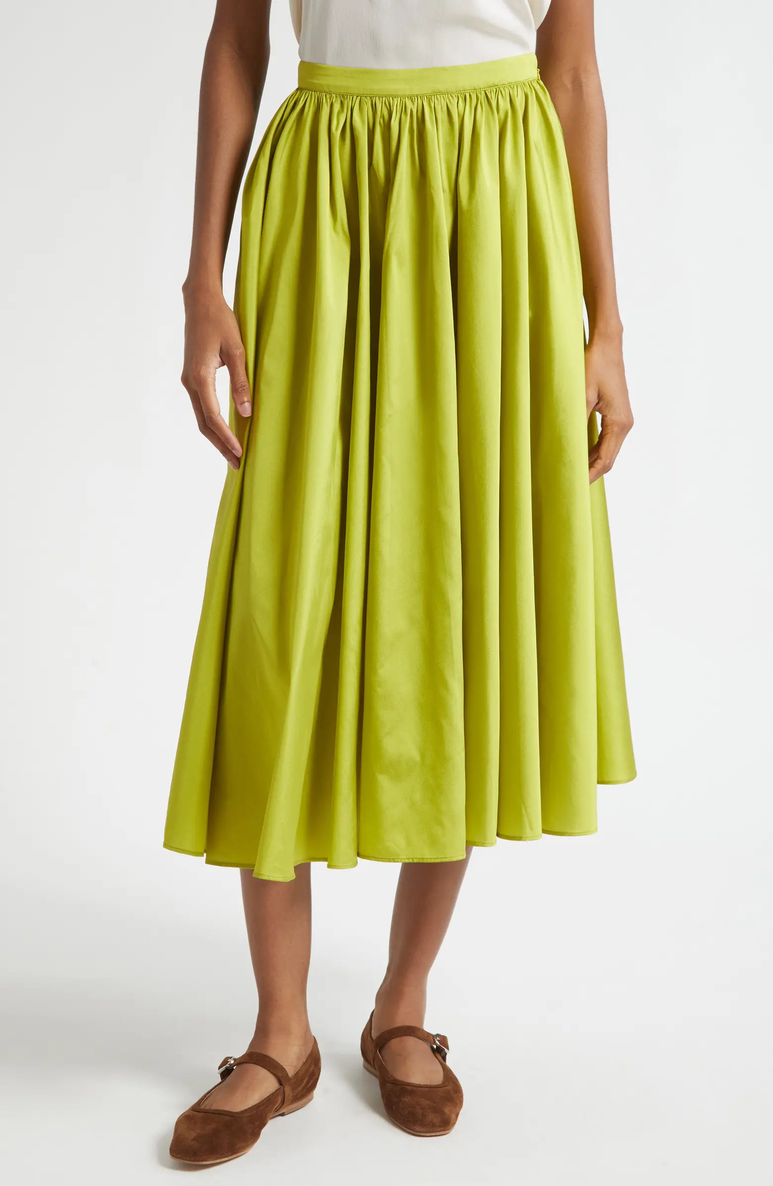 Ayla Pleated Midi Skirt | Nordstrom
