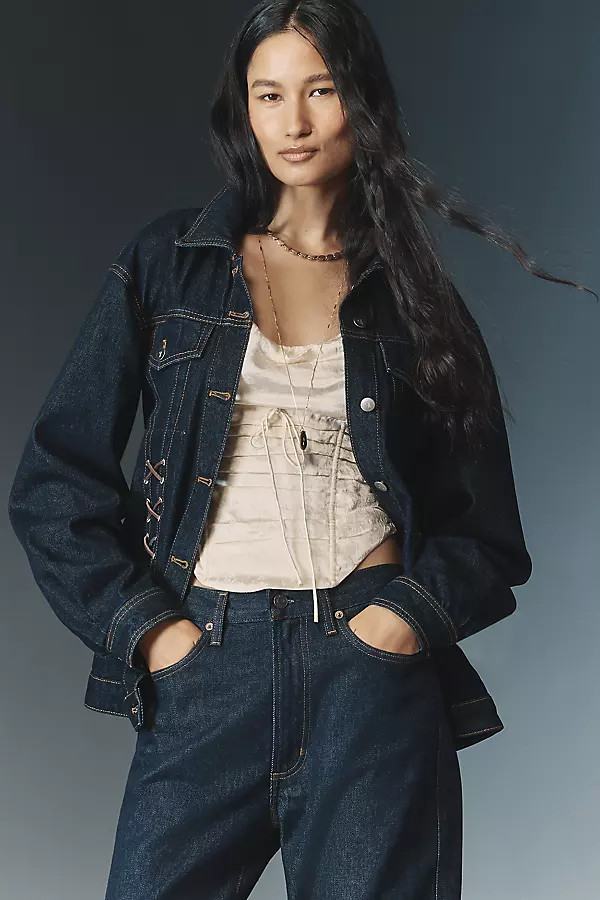 Corset Denim Jacket | Anthropologie (US)