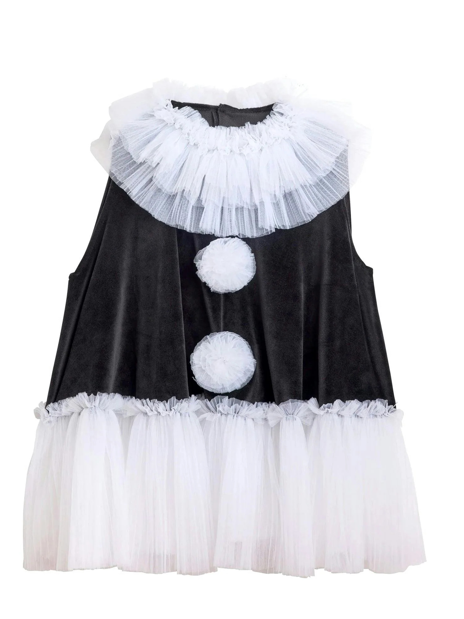 Pierrot Clown Cape For Kids | Maisonette