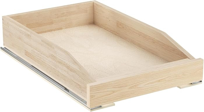 LOVMOR Pull Out Cabinet Organizer 13½”W x 21”D, Cabinet Pull Out Shelves with Soft Close, Pu... | Amazon (US)