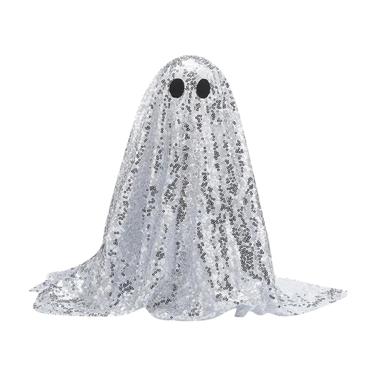 Halloween Disco Ghost Decor ,Sequin Ghost Halloween Decorations: Sparkling, Dual - Color Design f... | Walmart (US)