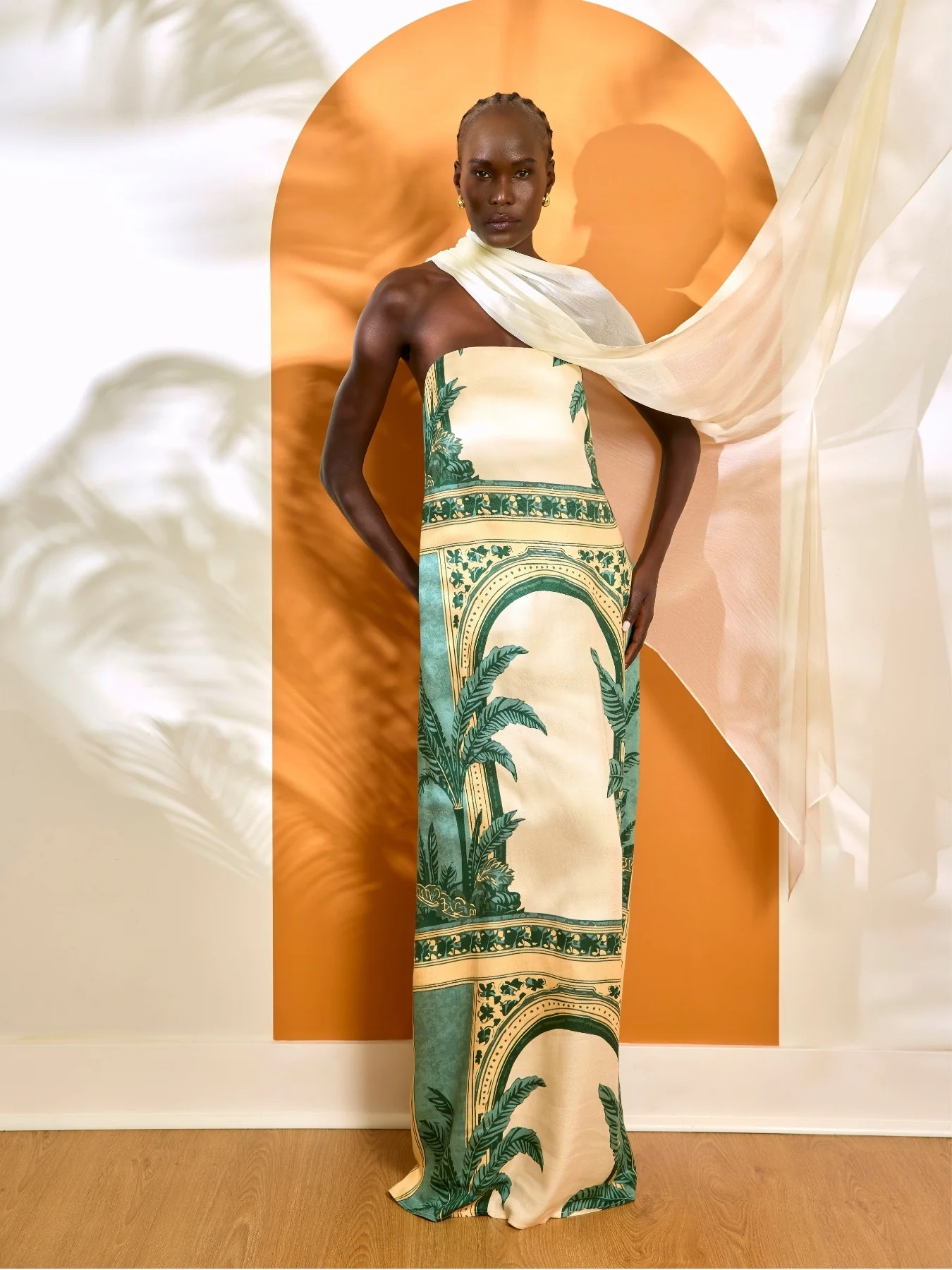 Tubi Ben FSC® Certified Viscose Dress - Viva Olive | Diarrablu