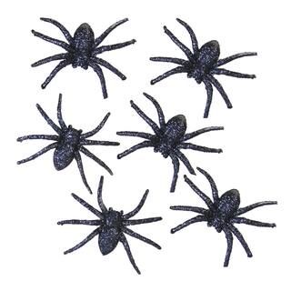 Black Glitter Spiders, 6ct. by Ashland® | Michaels Stores