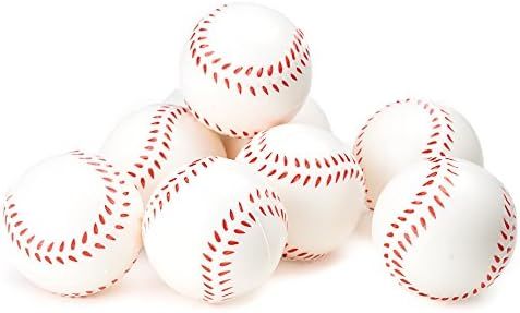 Baseball Sports Themed 2.5-Inch Foam Squeeze Balls for Stress Relief, Baseball Sport Stress Balls... | Amazon (US)