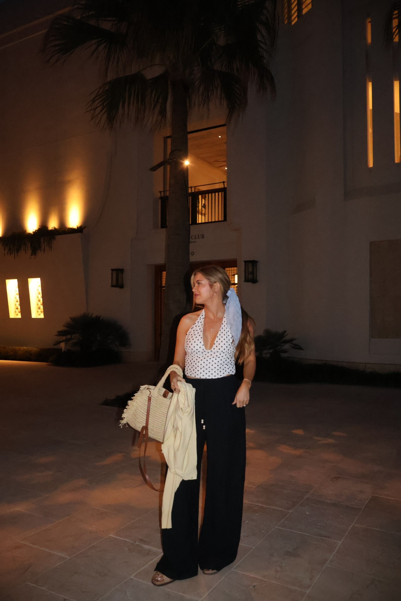 dinner outfit! wearing an xs regular in the pants, they’re too long at 5’3