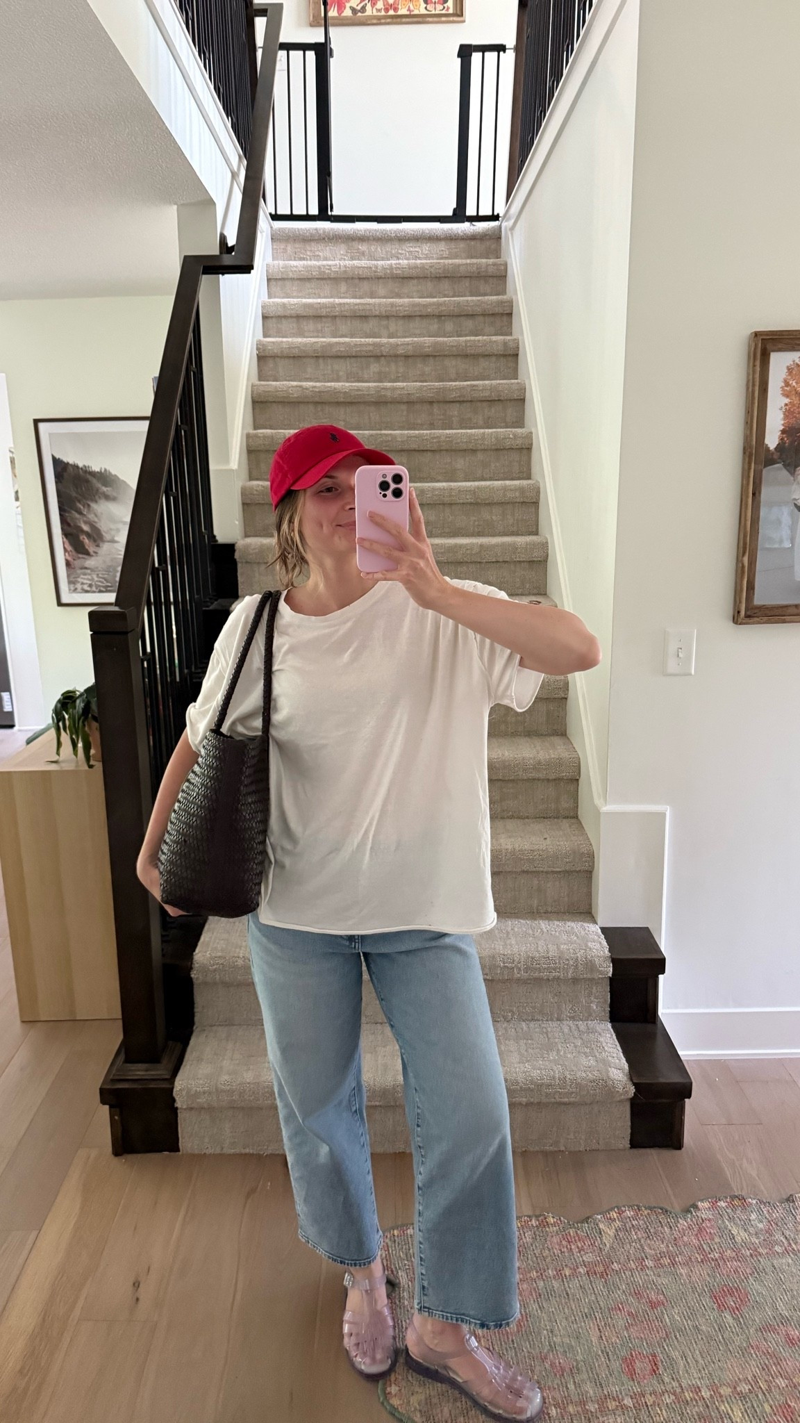 wearing small in tee, fits oversized! Jeans tts

#LTKootd