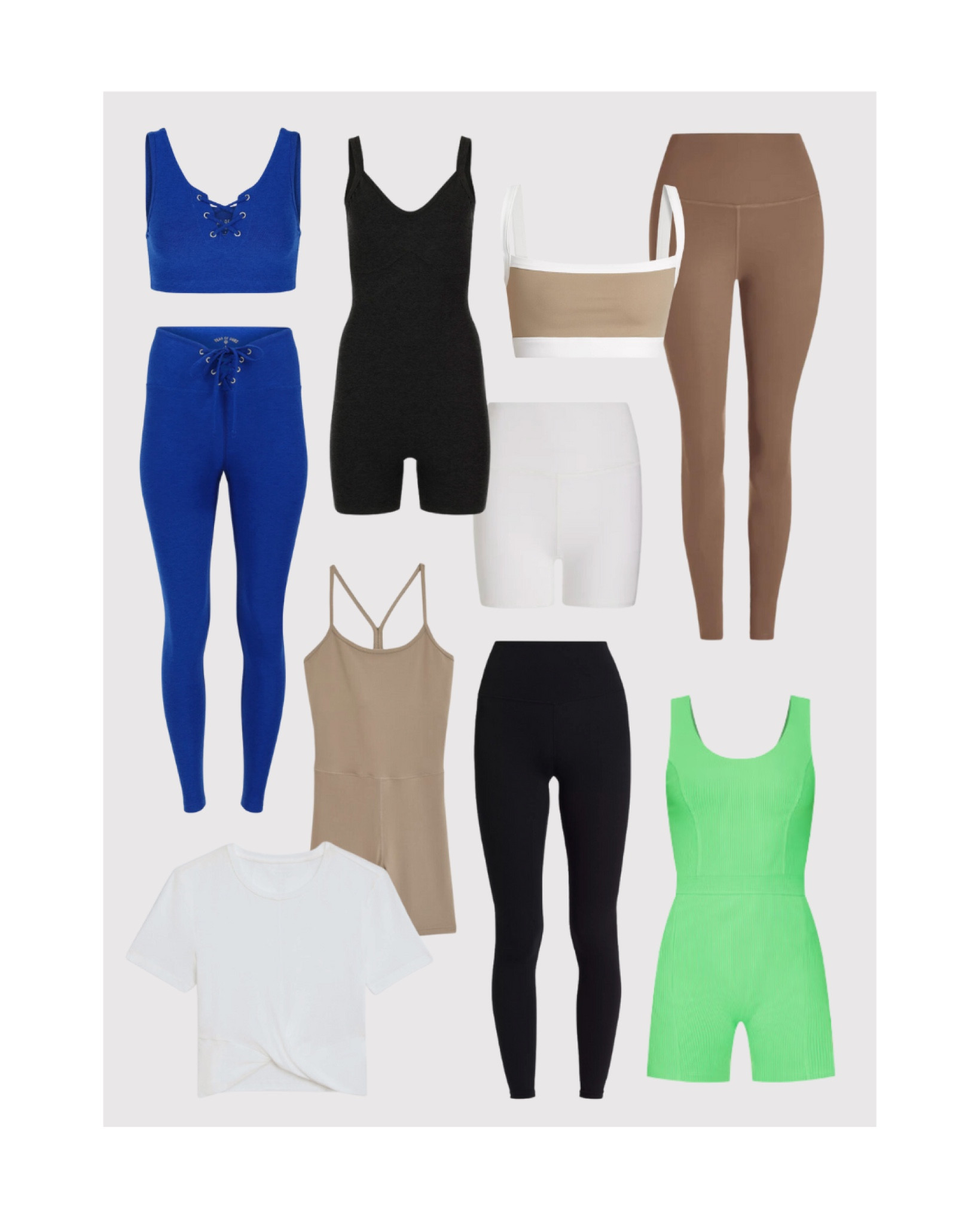 Workout clothing favorites 