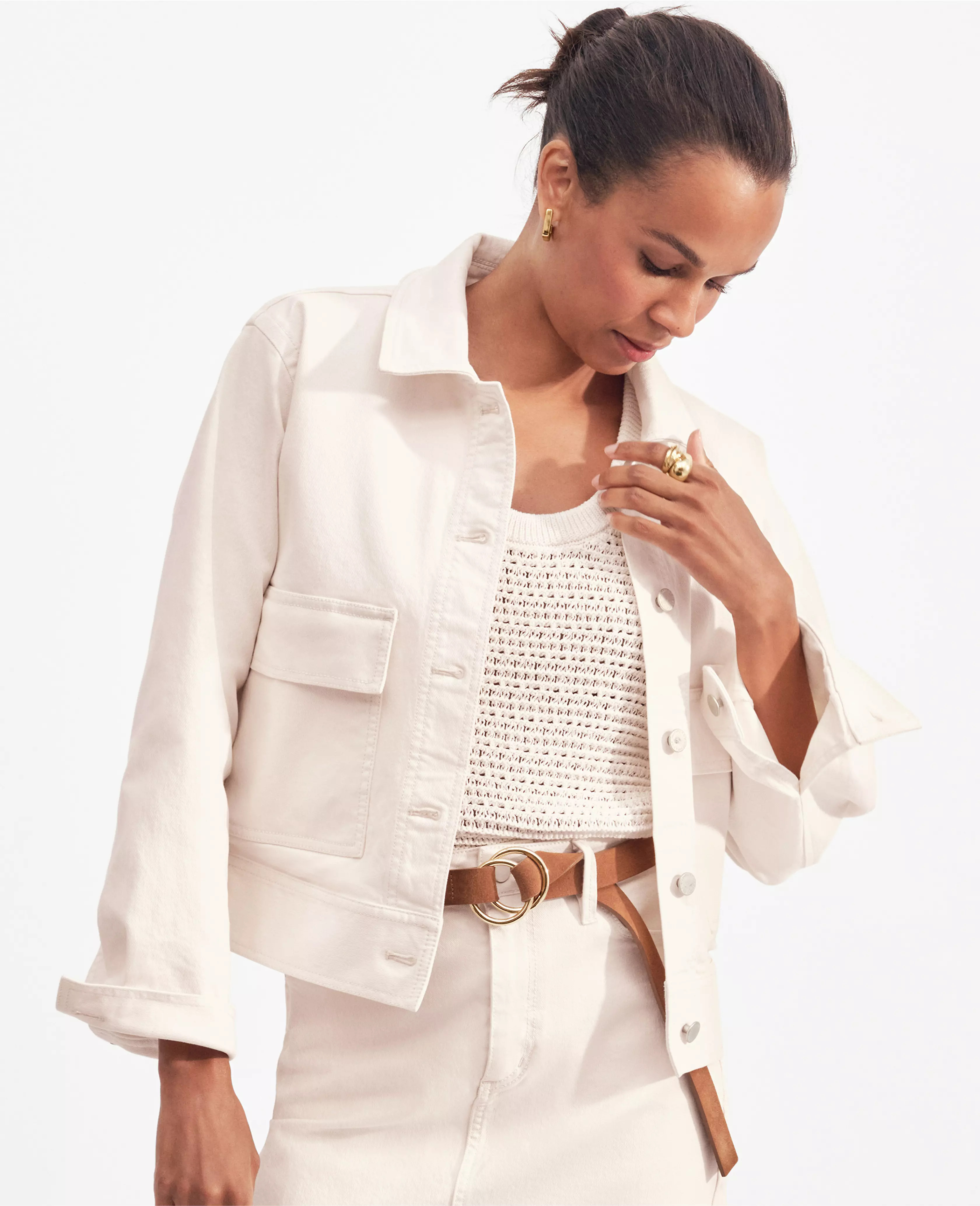 Weekend Collection Denim Jacket | Ann Taylor