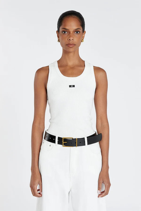 HUDSON BLACK LEATHER BELT | DISSH