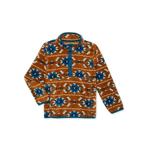 Wonder Nation Boys Pullover Jacket, Sizes 4-18 & Husky - Walmart.com | Walmart (US)