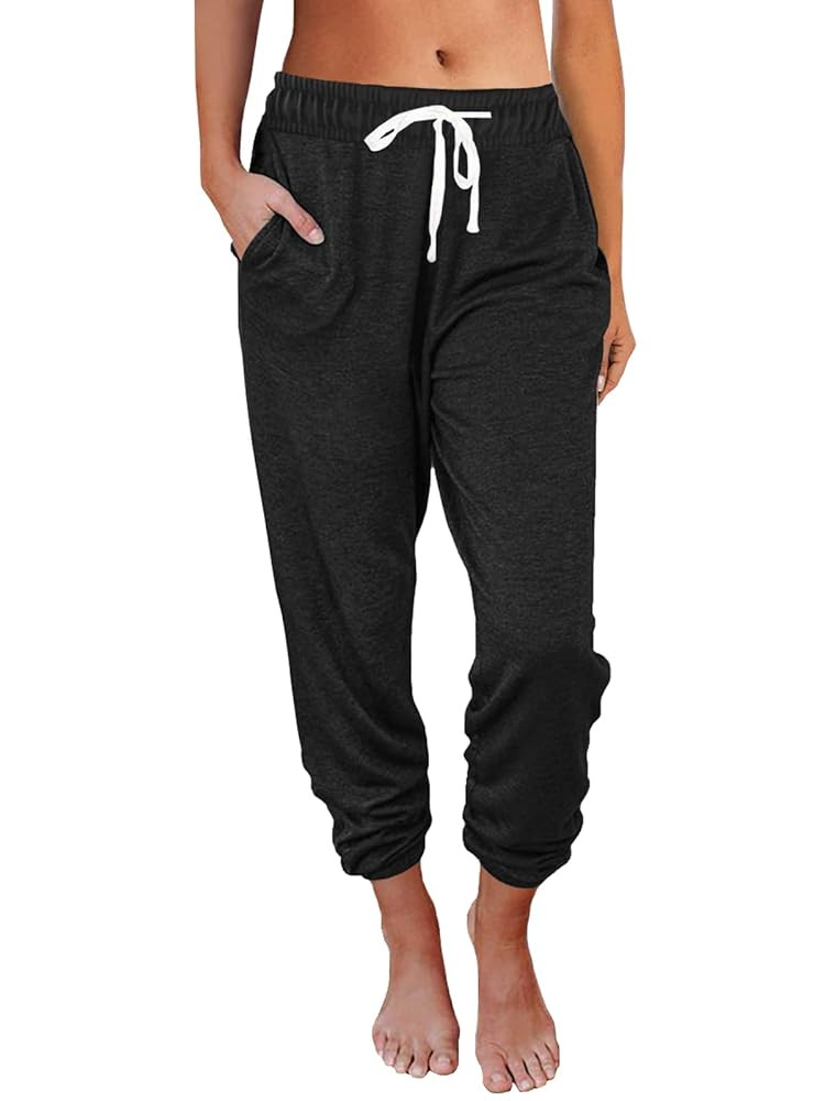AUTOMET Sweatpants Women with Pockets Lounge Pajama Pants Work Joggers Fall Clothes Winter Busine... | Amazon (US)