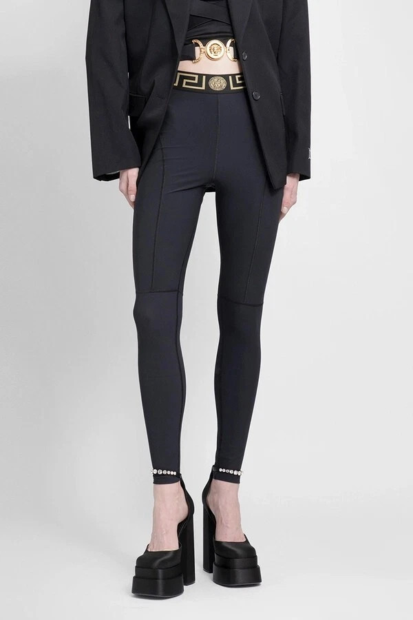 Versace Women's Lycra Greca Gym/casual Leggings Black S NWT $550+  | eBay | eBay US